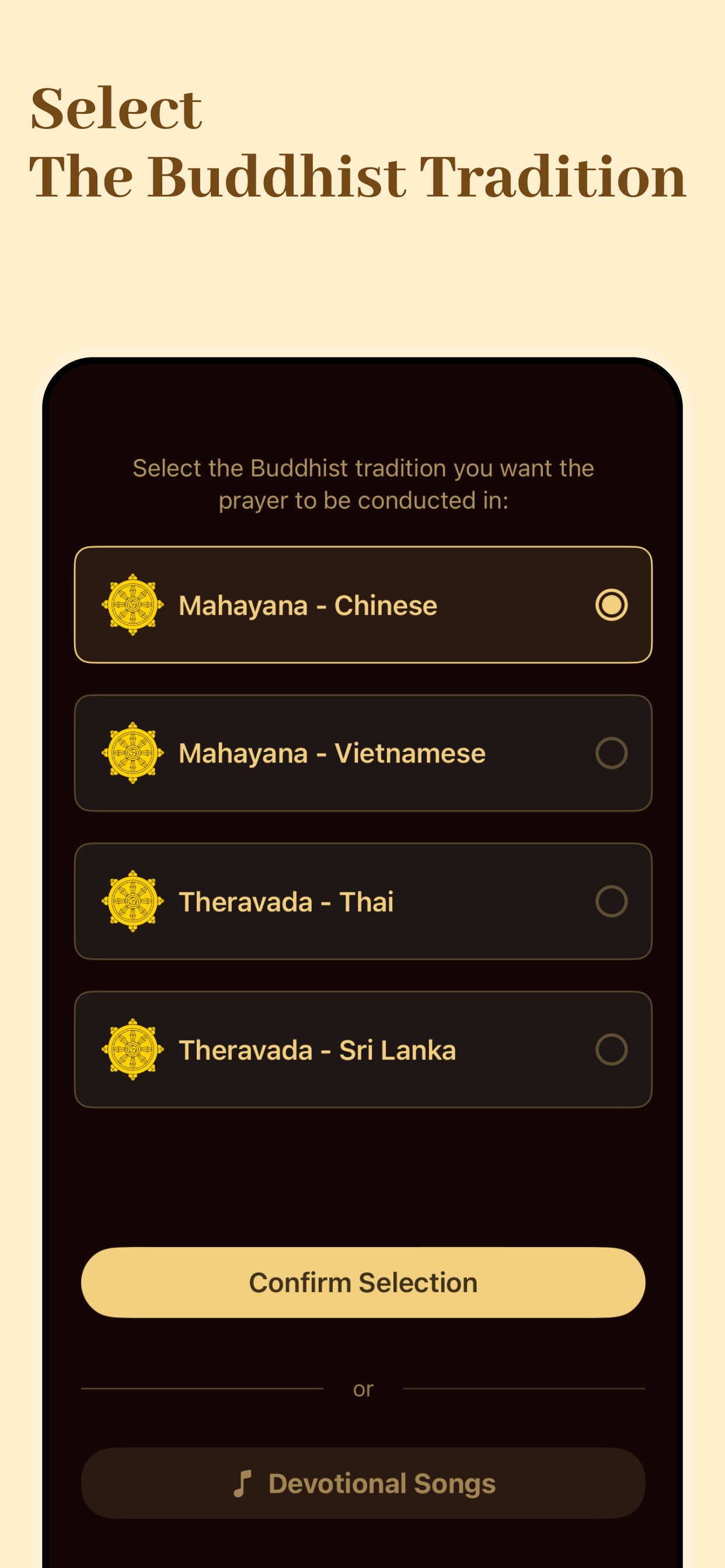Select Buddhist Tradition