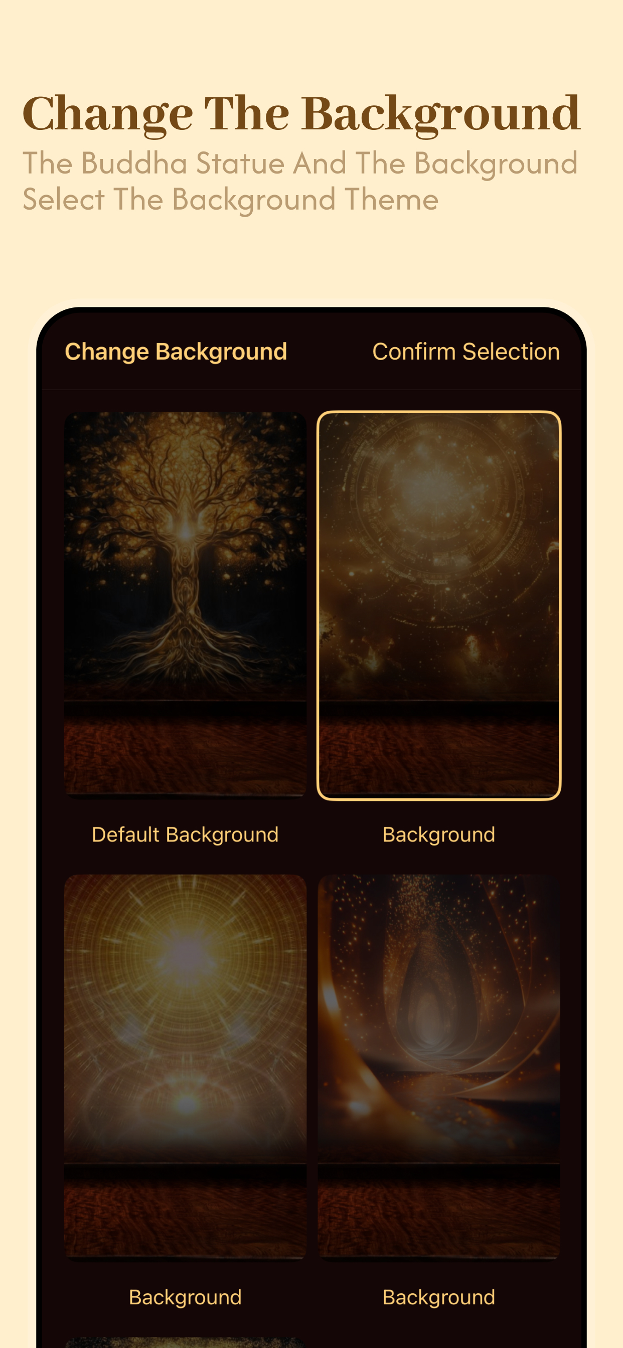 Background Themes Selection